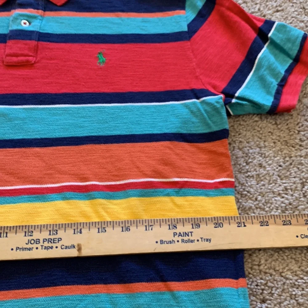 Vintage Polo Ralph Lauren Multi-Color Striped Polo Shirt